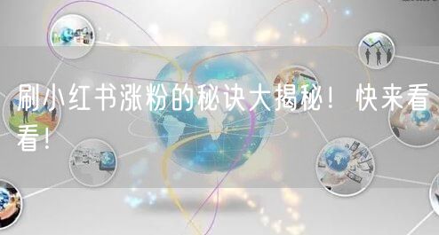 刷小红书涨粉的秘诀大揭秘！快来看看！