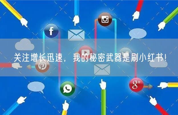 关注增长迅速，我的秘密武器是刷小红书！